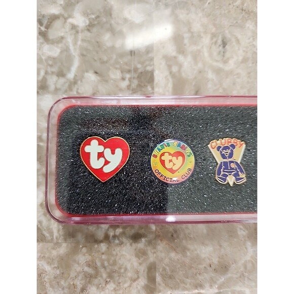 TY Beanie Babies Collectors Pin Set - Picture 2 of 4